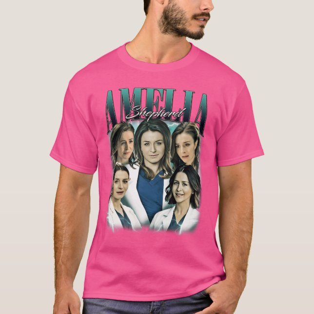 Camiseta Amelia Shepherd Bootleg Vintage Tshirt (Frente)
