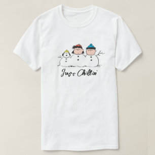 Camiseta Amendoins   3 Pessoa Snowman