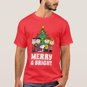 Camiseta Amendoins A gangue em torno da árvore de Natal