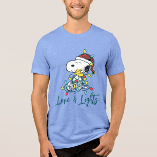 Camiseta Amendoins   Amor e Luzes de Natal