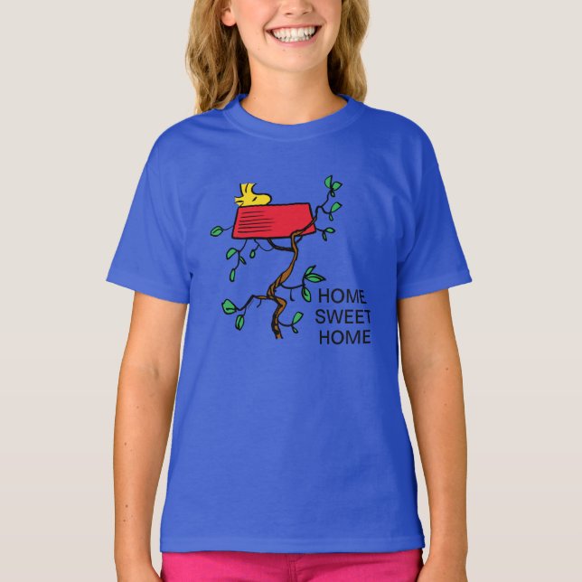Camiseta Amendoins | Arrumação de Woodstock no Prato de Sno (Frente)