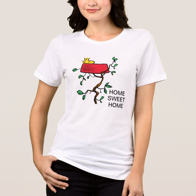Camiseta Amendoins | Arrumação de Woodstock no Prato de Sno (Frente)