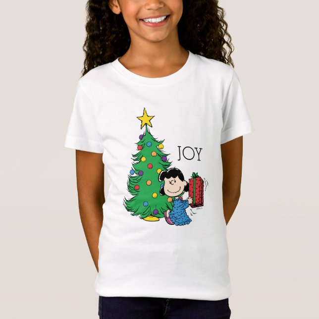 Camiseta Amendoins | Árvore de Natal Lucy (Frente)