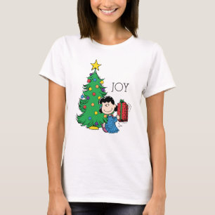 Camiseta Amendoins Árvore de Natal Lucy