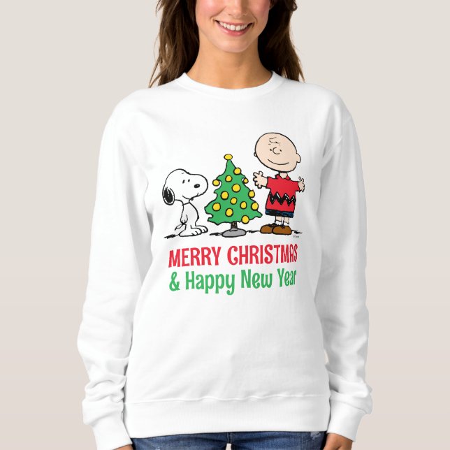 Camiseta Amendoins | Árvore de Natal Snoopy & Charlie Brown (Frente)