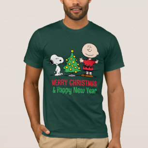 Camiseta Amendoins Árvore de Natal Snoopy & Charlie Brown