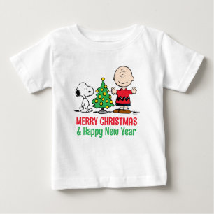 Camiseta Amendoins Árvore de Natal Snoopy & Charlie Brown