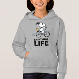 Camiseta Amendoins   Bicicleta Snoopy & Woodstock
