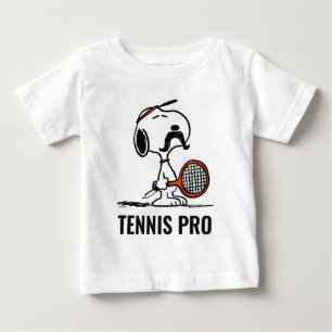 Camiseta Amendoins   Bigode do Snoopy Jogando Tênis