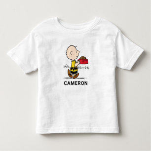 Camiseta Amendoins Charlie Brown com o Snoopy's Dish