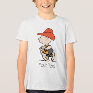 Camiseta Amendoins Charlie Brown Cowboy Halloween