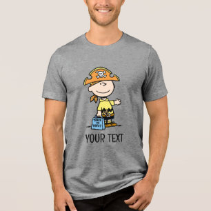 Camiseta Amendoins Charlie Brown Pirata Halloween