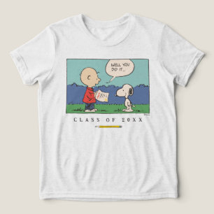Camiseta Amendoins Charlie Brown Snoopy Bem Você Fez Isso G