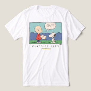 Camiseta Amendoins Charlie Brown Snoopy Bem Você Fez Isso G