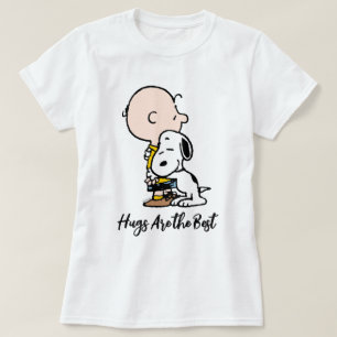 Camiseta Amendoins   Charlie Brown & Snoopy Hug