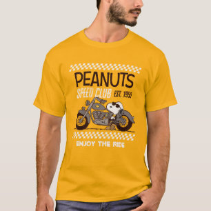 Camiseta Amendoins   Clube de velocidade do Snoopy