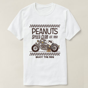 Camiseta Amendoins Clube de velocidade do Snoopy