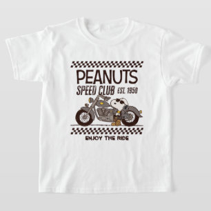 Camiseta Amendoins Clube de velocidade do Snoopy