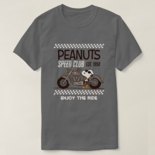 Camiseta Amendoins Clube de velocidade do Snoopy