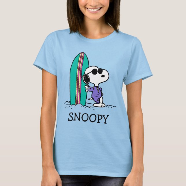 Camiseta Amendoins | Coluna Alta do Oceano de Snoopy (Frente)