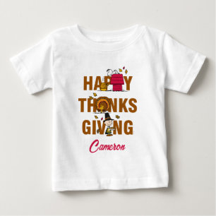 Camiseta Amendoins   Combinação de Ação de Graças Feliz