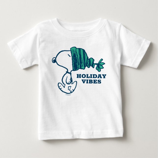 Camiseta Amendoins | Coração Feliz Feriado Snoopy (Frente)