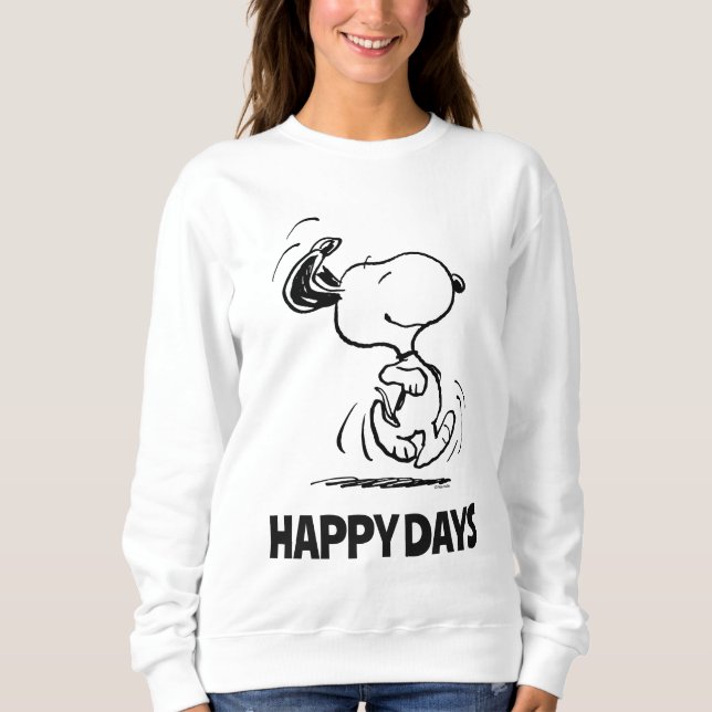 Camiseta Amendoins | Dança Feliz Snoopy (Frente)
