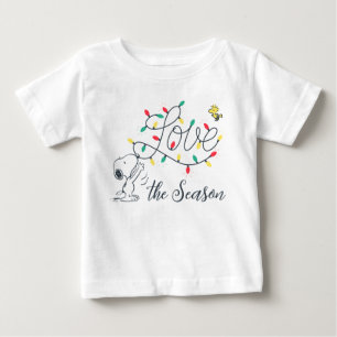 Camiseta Amendoins   Desdecoração de Férias de Snoopy & Woo