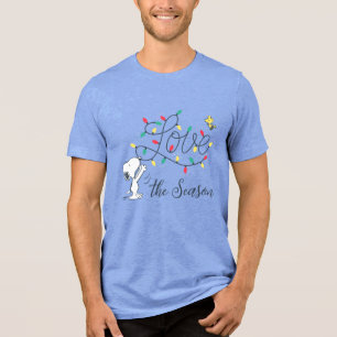 Camiseta Amendoins Desdecoração de Férias de Snoopy & Woo
