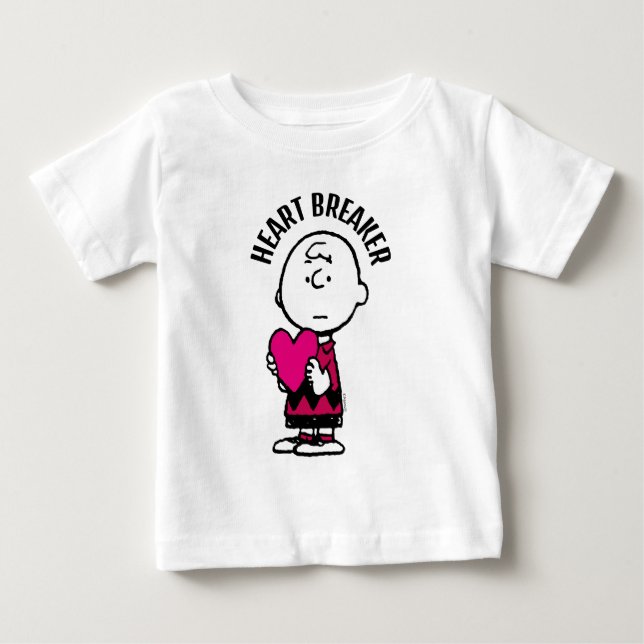 Camiseta Amendoins | DIA DE OS NAMORADOS | Heart Charlie Br (Frente)