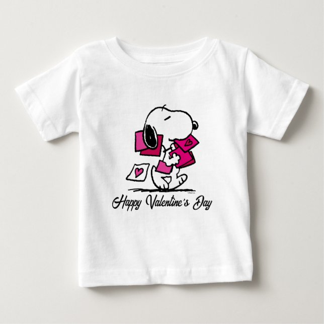 Camiseta Amendoins | DIA DE OS NAMORADOS | Snoopy Com Dias  (Frente)