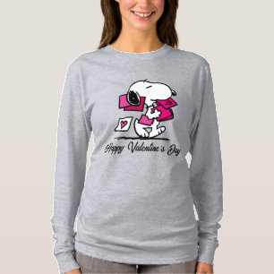 Camiseta Amendoins DIA DE OS NAMORADOS Snoopy Com Dias