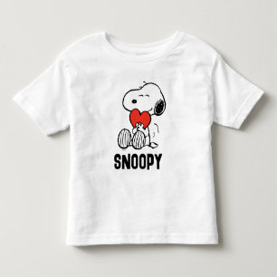 Camiseta Amendoins DIA DE OS NAMORADOS Snoopy Heart Hug