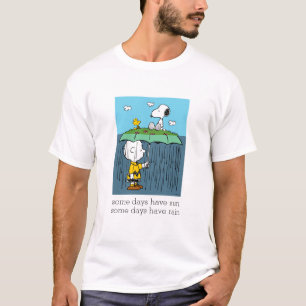 Camiseta Amendoins Dia Ensolarado Dia Chuvoso Metade e Me