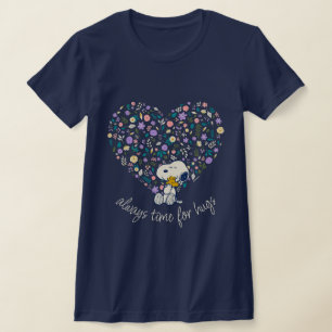 Camiseta Amendoins Em Sangue   Snoopy Heart