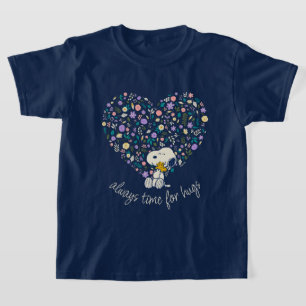 Camiseta Amendoins Em Sangue Snoopy Heart
