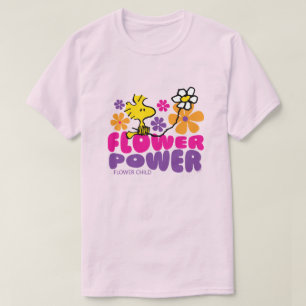 Camiseta Amendoins   Energia de Flor de Woodstock