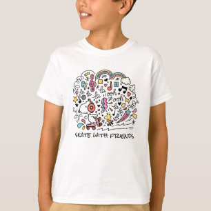 Camiseta Amendoins Escoamento dos rolos de espigão e de m