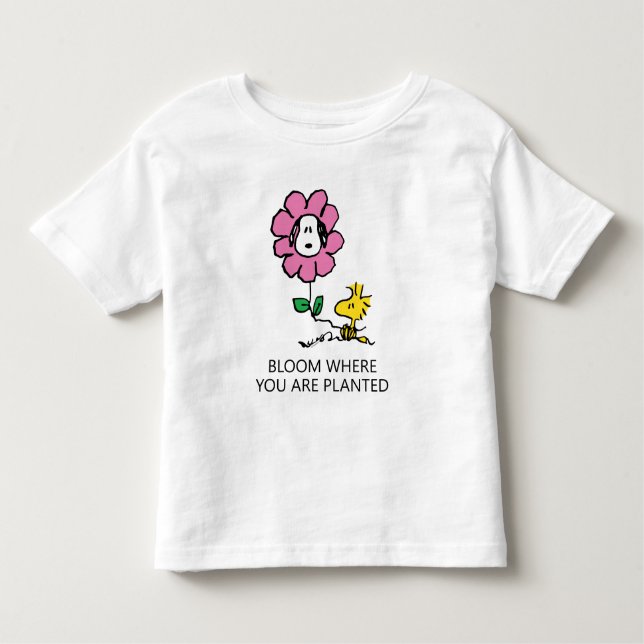 Camiseta Amendoins | Esnoopia E Flor De Madeira (Frente)