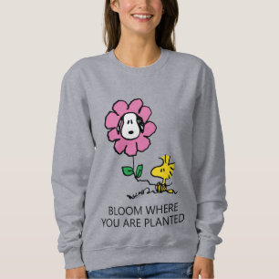 Camiseta Amendoins   Esnoopia E Flor De Madeira