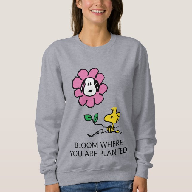 Camiseta Amendoins | Esnoopia E Flor De Madeira (Frente)