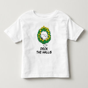 Camiseta Amendoins Esnoopia e Woodstock Fúria de Natal