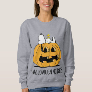 Camiseta Amendoins Esnoopia e Woodstock Jack-O-Lanterna