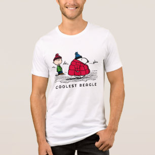 Camiseta Amendoins   Esnoopia & Linus Jaqueta Enchida