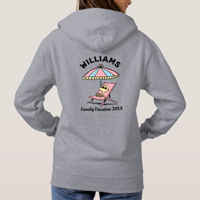 Camiseta Amendoins | Férias da família Woodstock Beach (Verso)