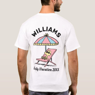 Camiseta Amendoins   Férias da família Woodstock Beach