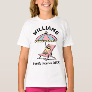 Camiseta Amendoins   Férias da família Woodstock Beach