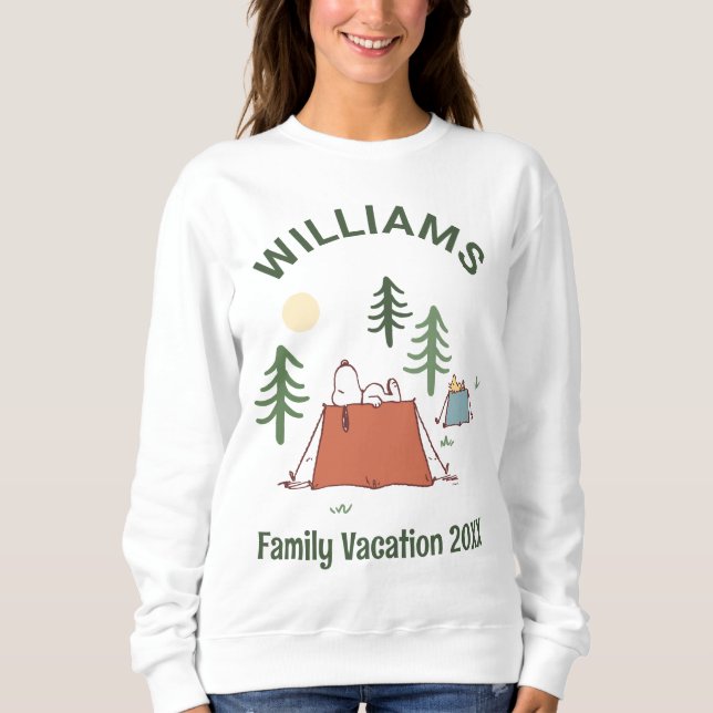 Camiseta Amendoins | Férias Familiares De Camping (Frente)