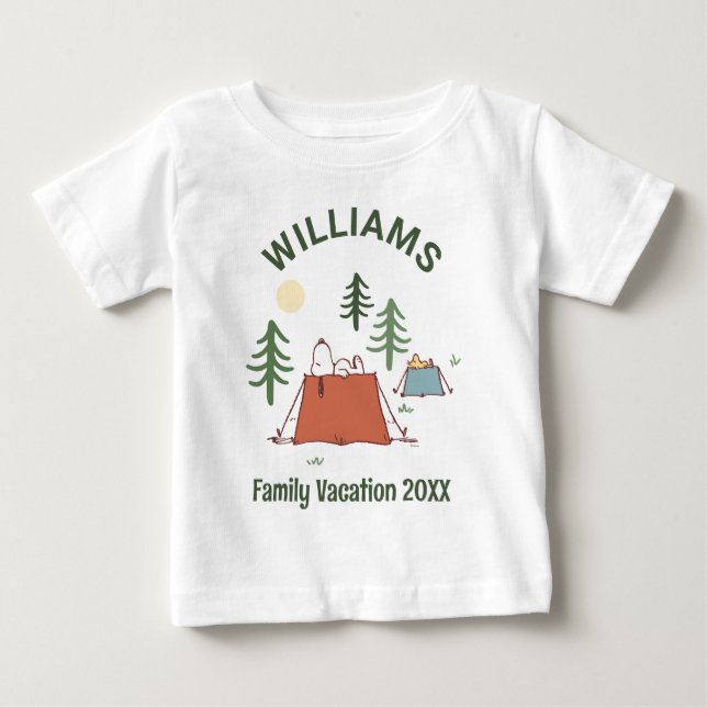 Camiseta Amendoins | Férias Familiares De Camping (Frente)