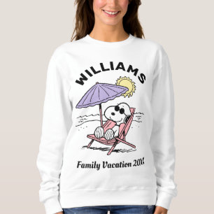 Camiseta Amendoins   Férias Familiares de Snoopy Beach